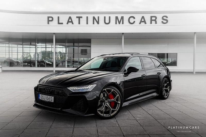 Svart Begagnad 2024 Audi RS6 Performance Kombi | 1 475 000 kr - Bild 1/4