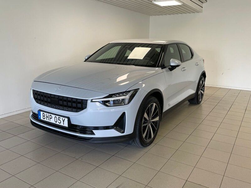 Silver Begagnad 2021 Polestar 2 Standard Range Single Motor Sedan | 299 000 kr (Marknadspris) - Bild 1/4