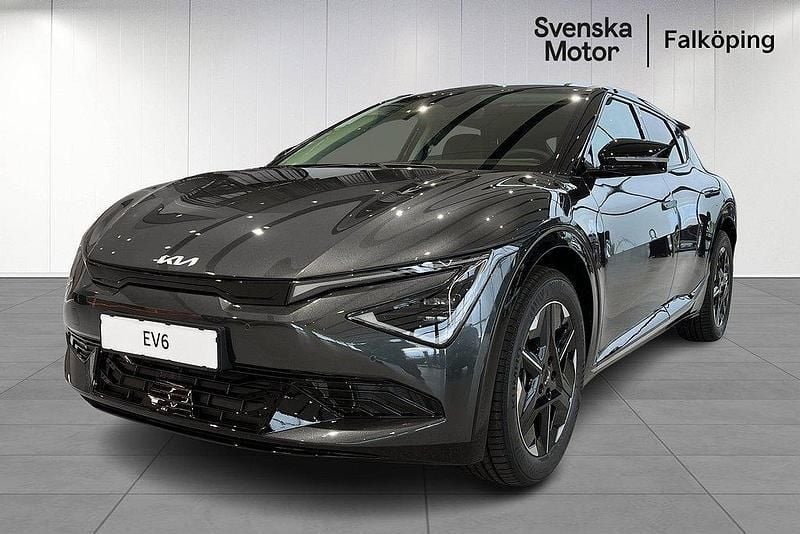 Grå Ny 2024 Kia EV6 Plus SUV | 607 110 kr (Bra pris) - Bild 1/4