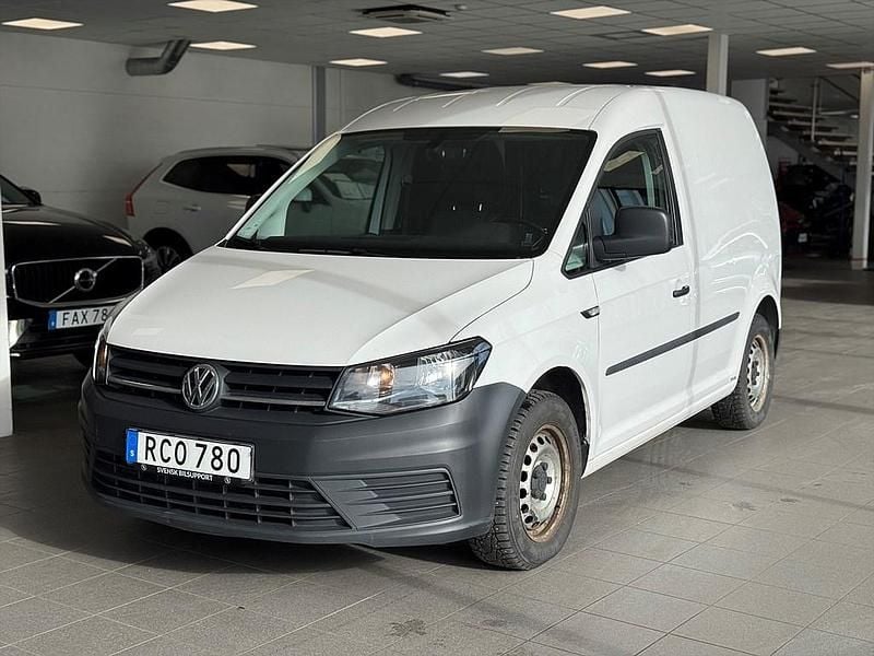 Begagnad VW Caddy 75 HK (55 kW) 2016 Vit Minibuss