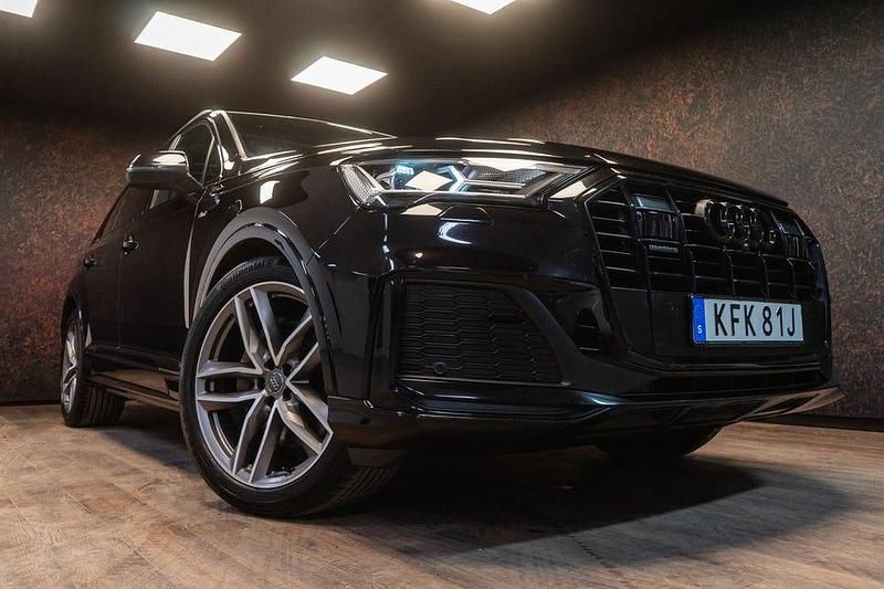 Begagnad Audi Q7 S-Line 286 HK (210 kW) 2019 Svart SUV