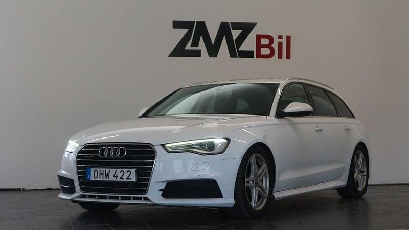 Vit Begagnad 2016 Audi A6 Sport Kombi | 169 900 kr (Marknadspris) - Bild 1/4