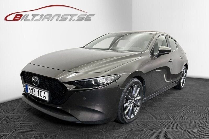 Brun Begagnad 2019 Mazda 3 Halvkombi | 169 900 kr (Bra pris) - Bild 1/4