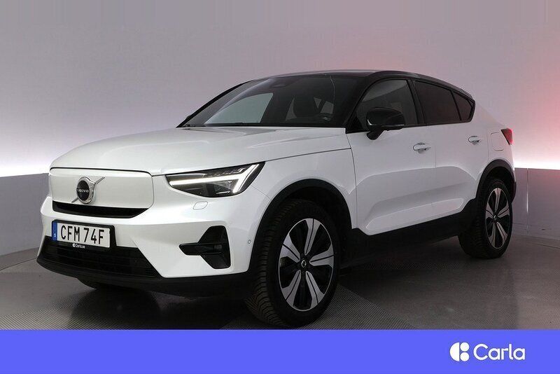 Vit Begagnad 2022 Volvo EC40 SUV | 364 900 kr (Bra pris) - Bild 1/3