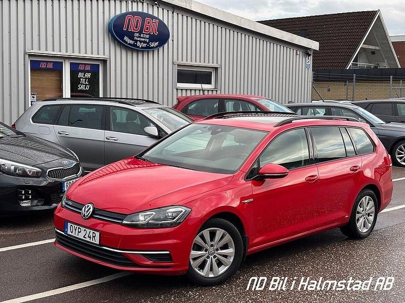 Röd Begagnad 2019 VW Golf VII Kombi | 121 000 kr (Marknadspris) - Bild 1/4
