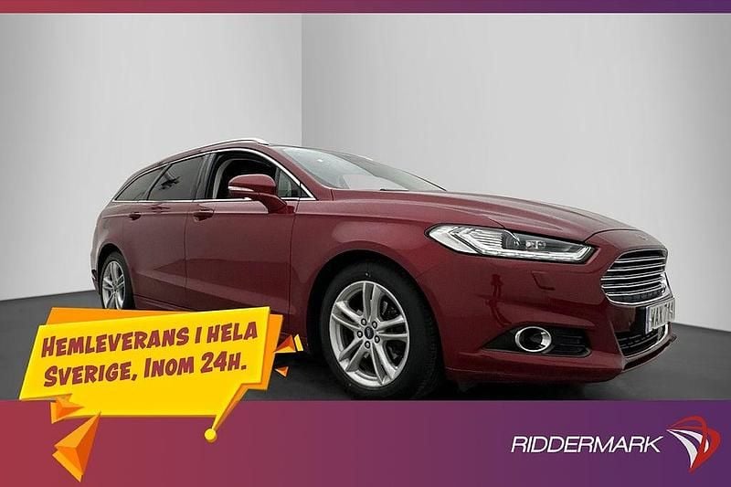 Röd Begagnad 2018 Ford Mondeo Kombi | 179 900 kr - Bild 1/3