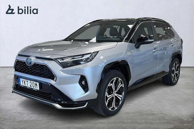 Grå Begagnad 2022 Toyota RAV4 Hybrid Premium SUV | 399 900 kr (Bra pris) - Bild 1/3