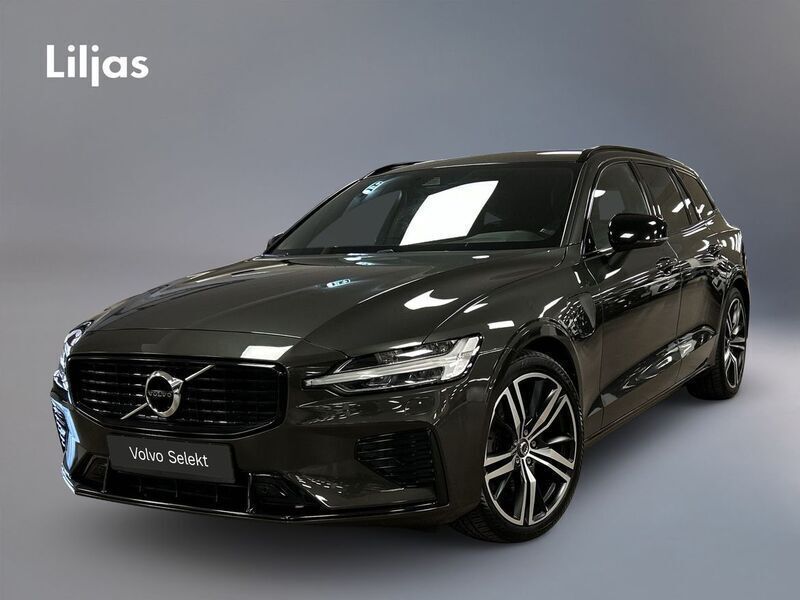 Grå Begagnad 2022 Volvo V60 R-Design Kombi | 369 500 kr (Marknadspris) - Bild 1/3