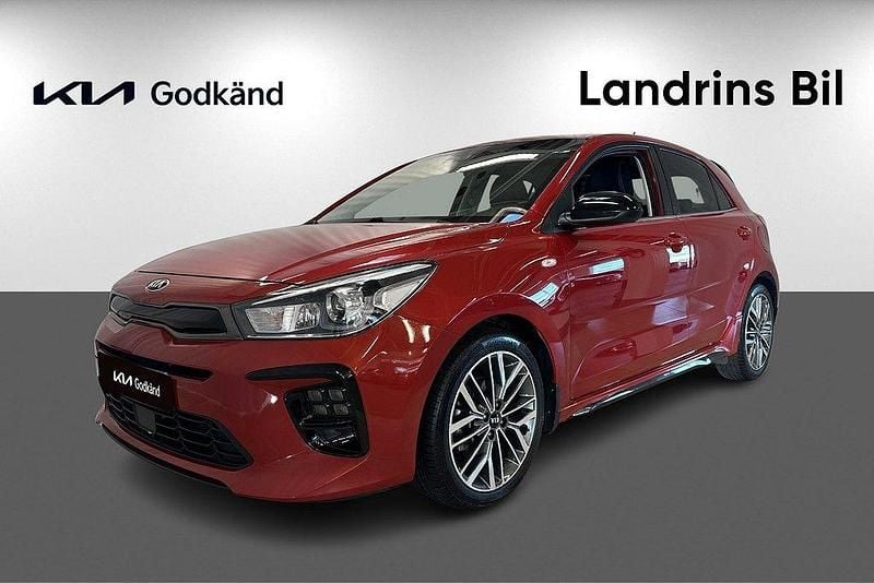 Röd Begagnad 2018 Kia Rio GT-Line Halvkombi | 168 300 kr (Marknadspris) - Bild 1/4