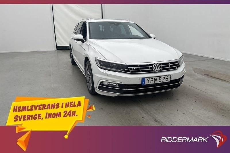 Vit Begagnad 2017 VW Passat R-line Kombi | 239 800 kr (Dyr) - Bild 1/3