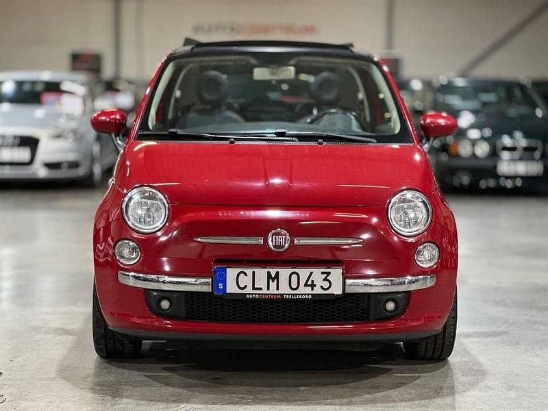 Begagnad Fiat 500C Lounge 69 HK (50 kW) 2015 Röd Cab