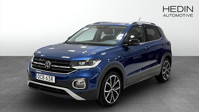 Blå Begagnad 2021 VW T-Cross SUV | 224 900 kr (Marknadspris) - Bild 1/4