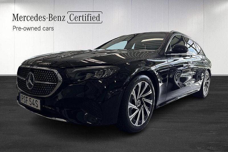 Svart Begagnad 2023 Mercedes E300 Avantgarde Kombi | 539 000 kr (Superpris) - Bild 1/4