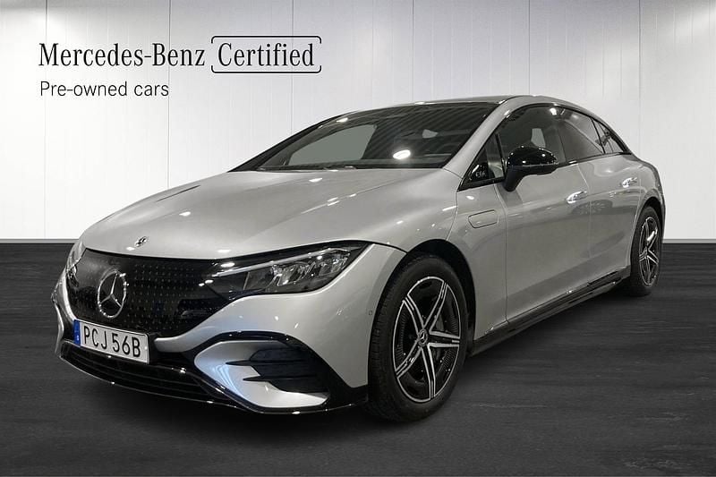 Svart Begagnad 2025 Mercedes EQE350 AMG Sedan | 629 900 kr (Superpris) - Bild 1/4