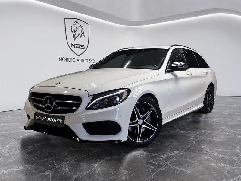 Vit Begagnad 2016 Mercedes C220 AMG Kombi | 199 900 kr (Marknadspris) - Bild 1/4