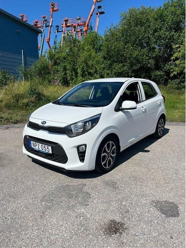 Vit Begagnad 2018 Kia Picanto Halvkombi | 70 000 kr (Bra pris) - Bild 1/4