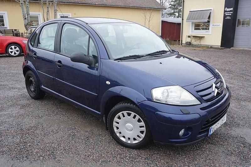 Mörkblå Begagnad 2005 Citroën C3 Halvkombi | 34 900 kr (Dyr) - Bild 1/4