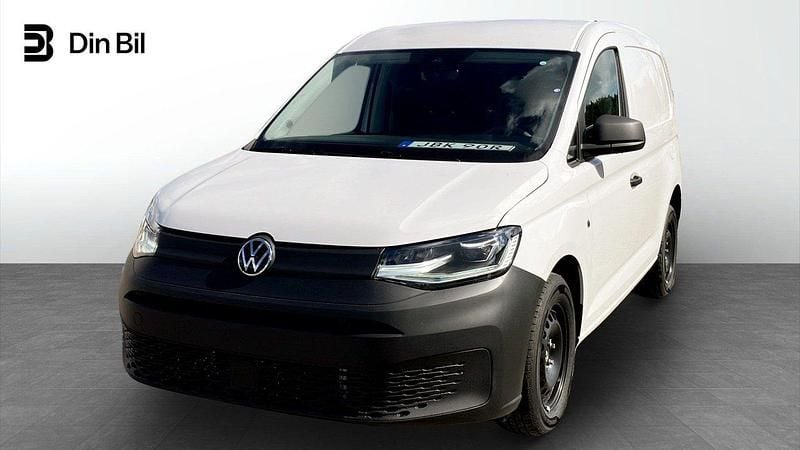 Vit (candyvit) Ny 2025 VW Caddy Minibuss | 406 625 kr (Marknadspris) - Bild 1/4