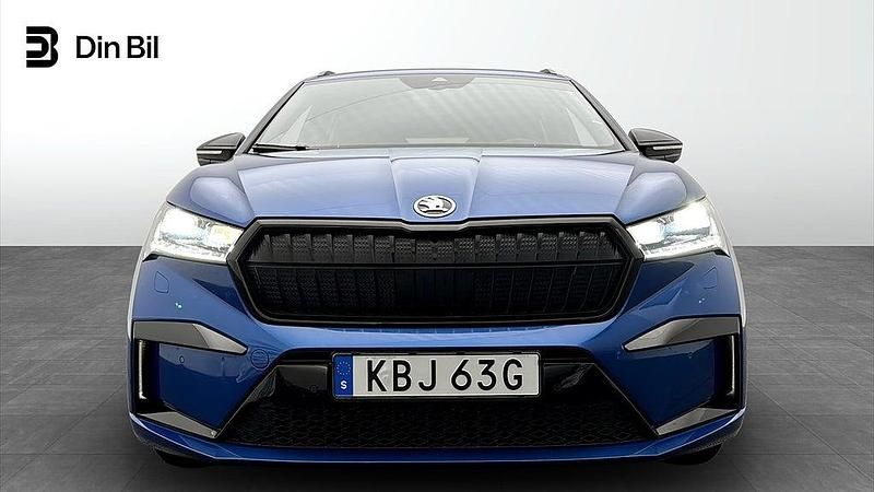 Begagnad Skoda Enyaq iV SportlinePlus 194 kW (265 HK) 2023 Blå SUV