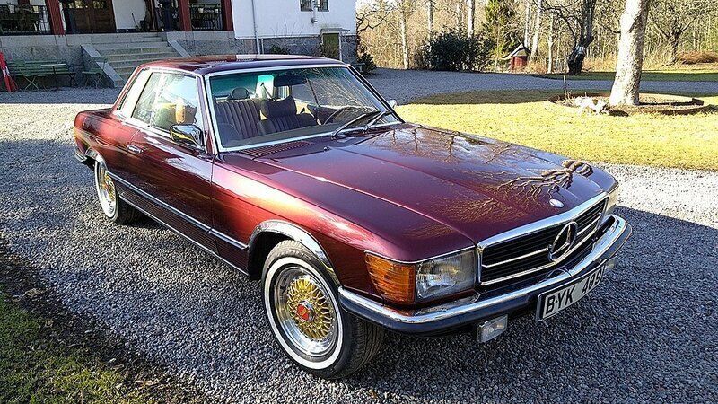 Begagnad Mercedes SL350 200 HK (147 kW) 1973 Röd Sportkupé