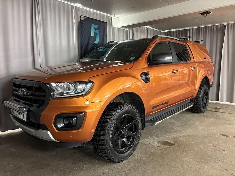 Orange Begagnad 2019 Ford Ranger Wildtrack Pickup | 339 900 kr (Marknadspris) - Bild 1/4