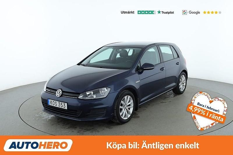Begagnad VW Golf VII 112 HK (82 kW) 2014 Mörkblå Halvkombi