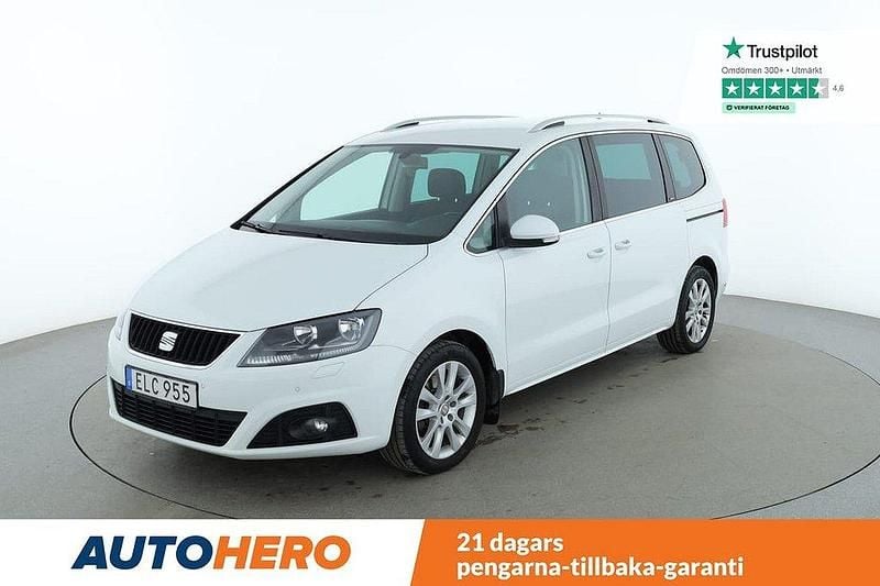 Vit Begagnad 2014 Seat Alhambra Style Minibuss | 147 000 kr (Marknadspris) - Bild 1/4