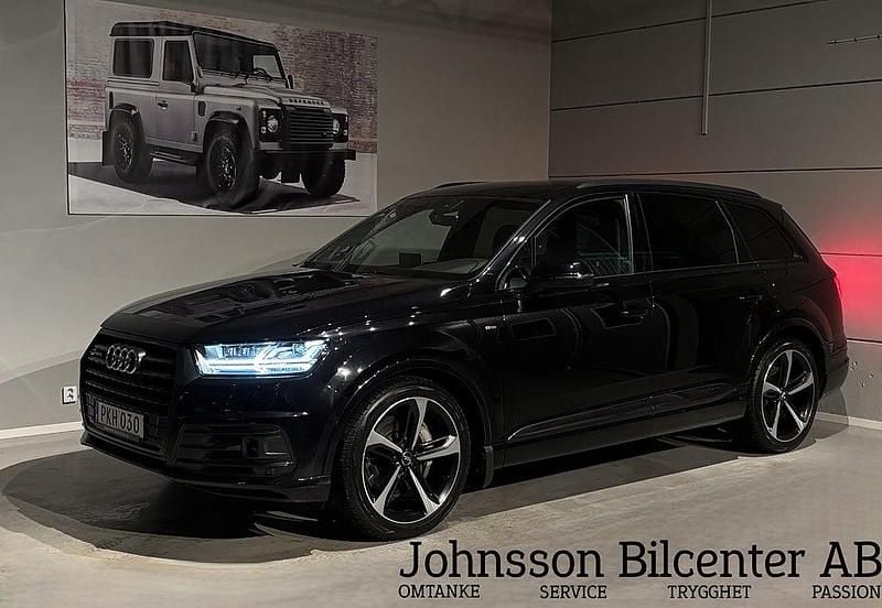 Begagnad Audi Q7 Exclusive 272 HK (200 kW) 2017 Svart SUV
