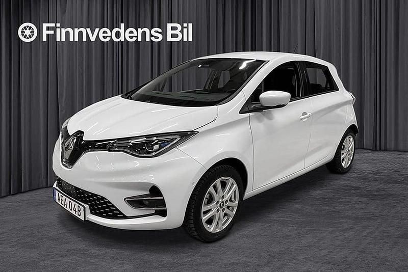 Vit Begagnad 2020 Renault Zoe Intens Halvkombi | 174 800 kr (Marknadspris) - Bild 1/4