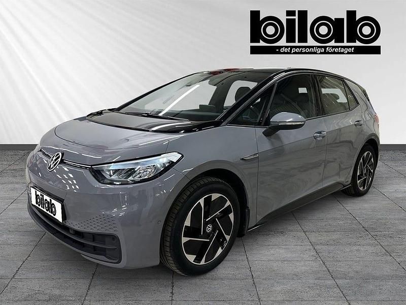 Grå Begagnad 2022 VW ID.3 Pro Performance Halvkombi | 269 000 kr (Lite dyr) - Bild 1/4