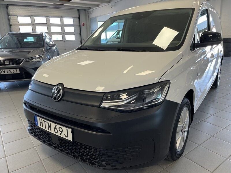Vit Begagnad 2022 VW Caddy Maxi Minibuss | 299 900 kr (Lite dyr) - Bild 1/4