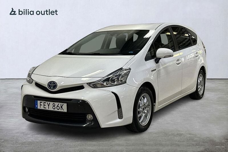 Vit Begagnad 2019 Toyota Prius+ Minibuss | 289 900 kr (Lite dyr) - Bild 1/3