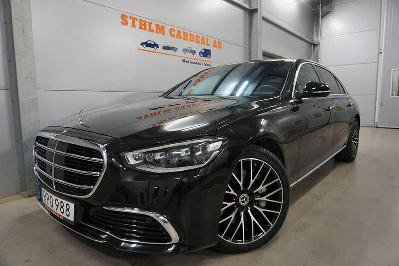 Svart Begagnad 2021 Mercedes S400 SE Sedan | 1 049 000 kr - Bild 1/4