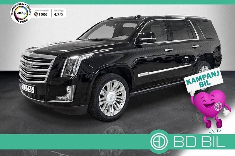 Svart Begagnad 2017 Cadillac Escalade SUV | 589 900 kr (Marknadspris) - Bild 1/2