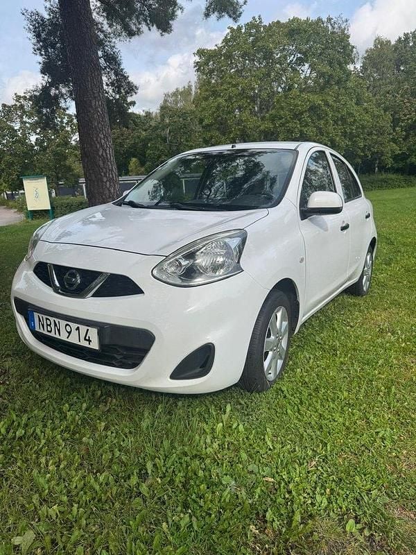 Vit Begagnad 2016 Nissan Micra Halvkombi | 57 500 kr (Marknadspris) - Bild 1/4