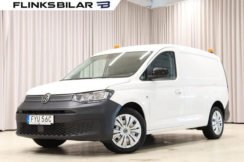 Vit Begagnad 2021 VW Caddy Maxi Minibuss | 254 900 kr (Marknadspris) - Bild 1/4