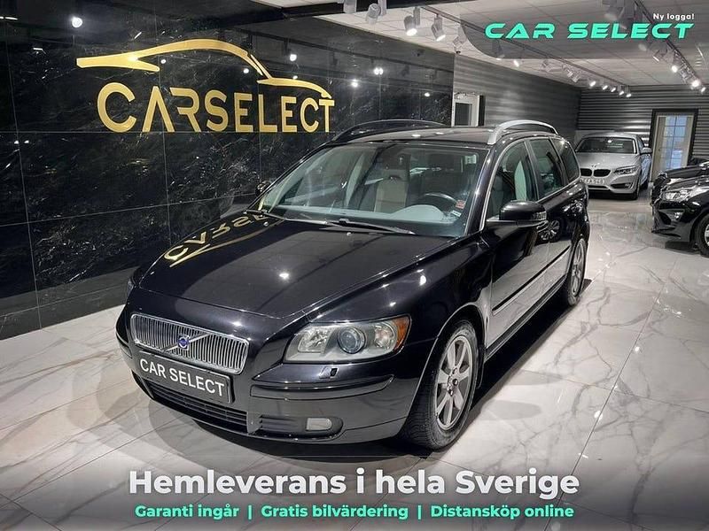 Svart Begagnad 2007 Volvo V50 Kombi | 59 900 kr (Marknadspris) - Bild 1/4