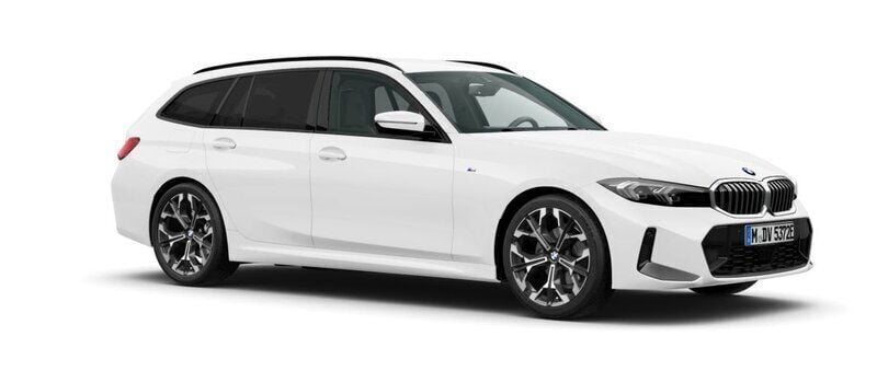 Vit Ny 2025 BMW 330e Shadowline Kombi | 655 700 kr (Marknadspris) - Bild 1/4