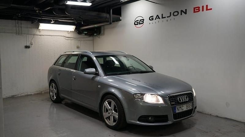 Mörkgrå (grå) Begagnad 2008 Audi A4 S-Line Kombi | 65 000 kr (Bra pris) - Bild 1/4