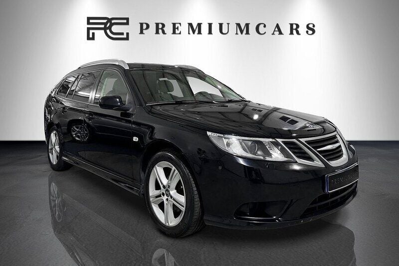 Svart Begagnad 2011 Saab 9-3 Linear Kombi | 84 800 kr (Marknadspris) - Bild 1/4