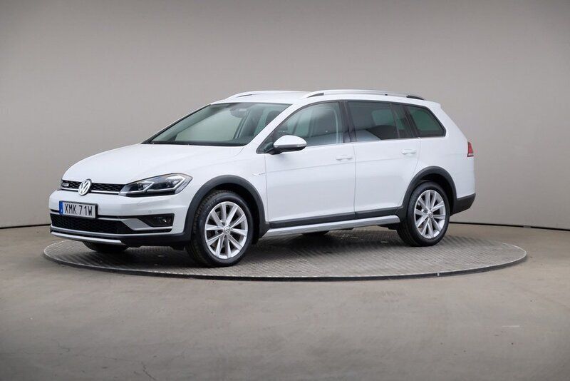 Vit (pure white (solid)) Begagnad 2020 VW Golf Alltrack Kombi | 235 000 kr (Marknadspris) - Bild 1/4