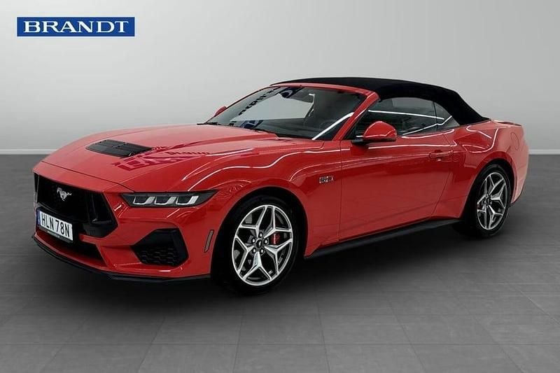 Röd Begagnad 2024 Ford Mustang GT Convertible Cab | 770 900 kr - Bild 1/4