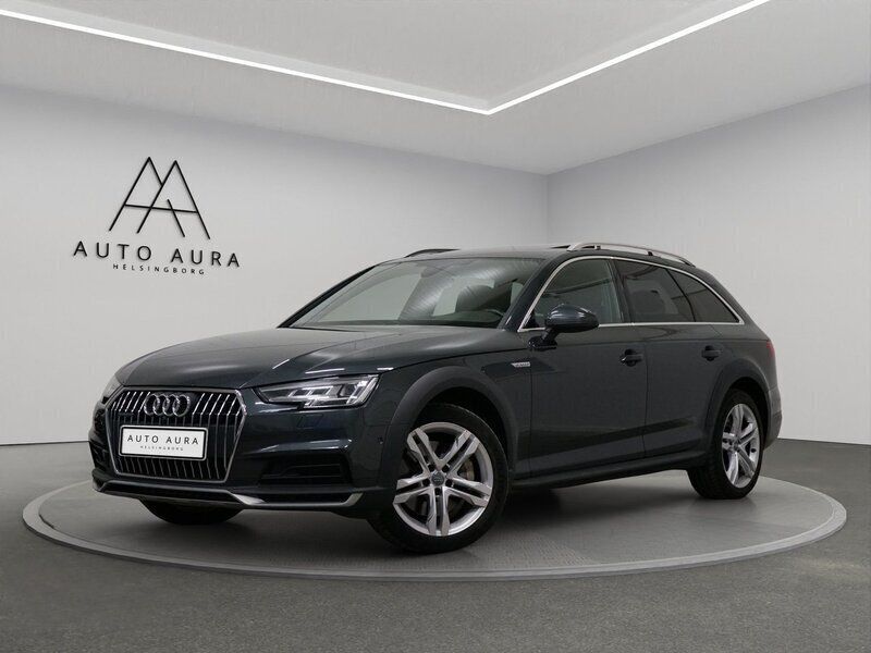 Grå (grå metallic) Begagnad 2017 Audi A4 Allroad Comfort Kombi | 299 900 kr - Bild 1/4