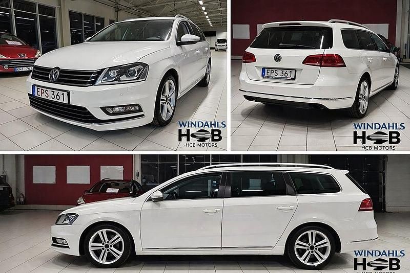 Begagnad VW Passat R-line 180 HK (132 kW) 2013 Vit Kombi