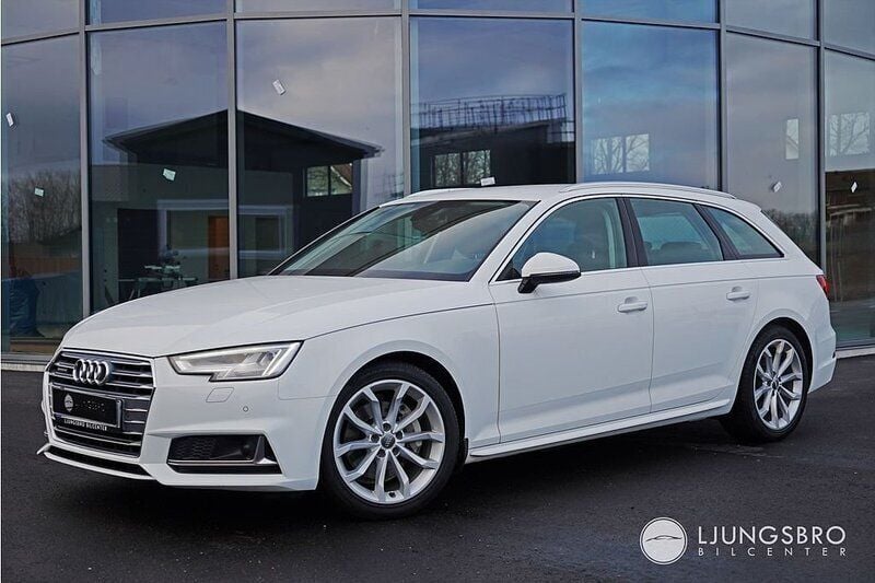 Vit Begagnad 2018 Audi A4 Kombi | 239 900 kr (Lite dyr) - Bild 1/4