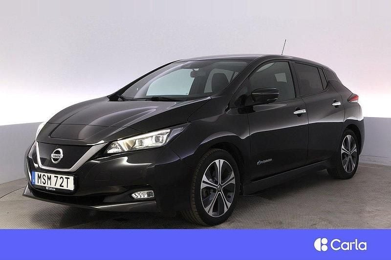 Svart Begagnad 2019 Nissan Leaf 360º Halvkombi | 156 900 kr (Dyr) - Bild 1/4