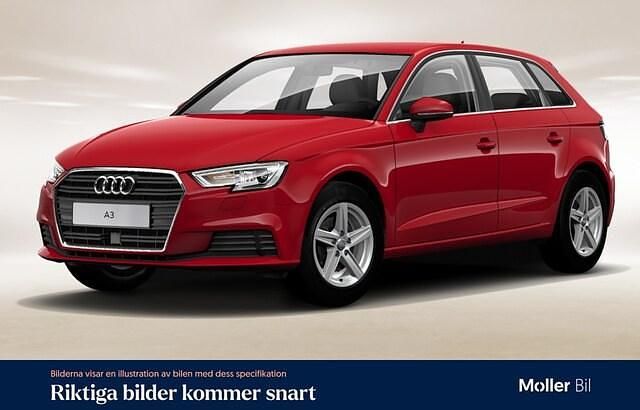 Tangoröd metallic Begagnad 2018 Audi A3 Proline | 179 900 kr (Bra pris) - Bild 1/4