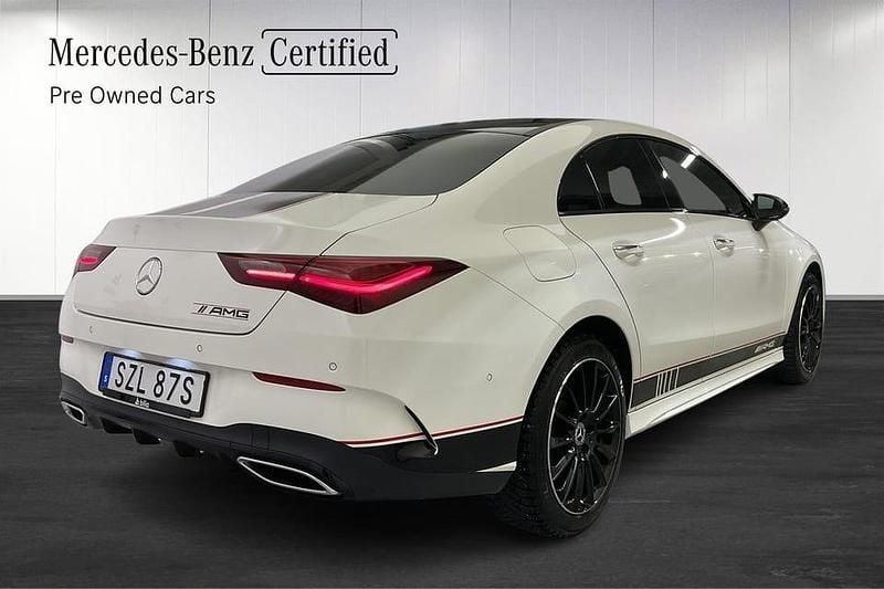Begagnad Mercedes CLA250 AMG 220 HK (161 kW) 2024 Vit Sedan