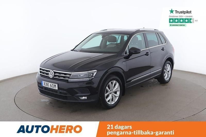 Svart Begagnad 2019 VW Tiguan SUV | 278 000 kr (Marknadspris) - Bild 1/4