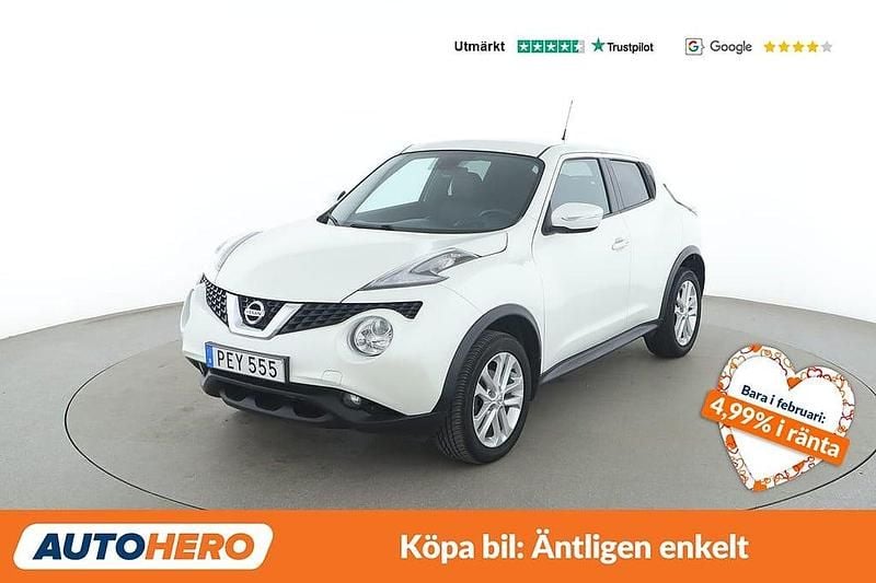 Begagnad Nissan Juke 112 HK (82 kW) 2017 Vit SUV